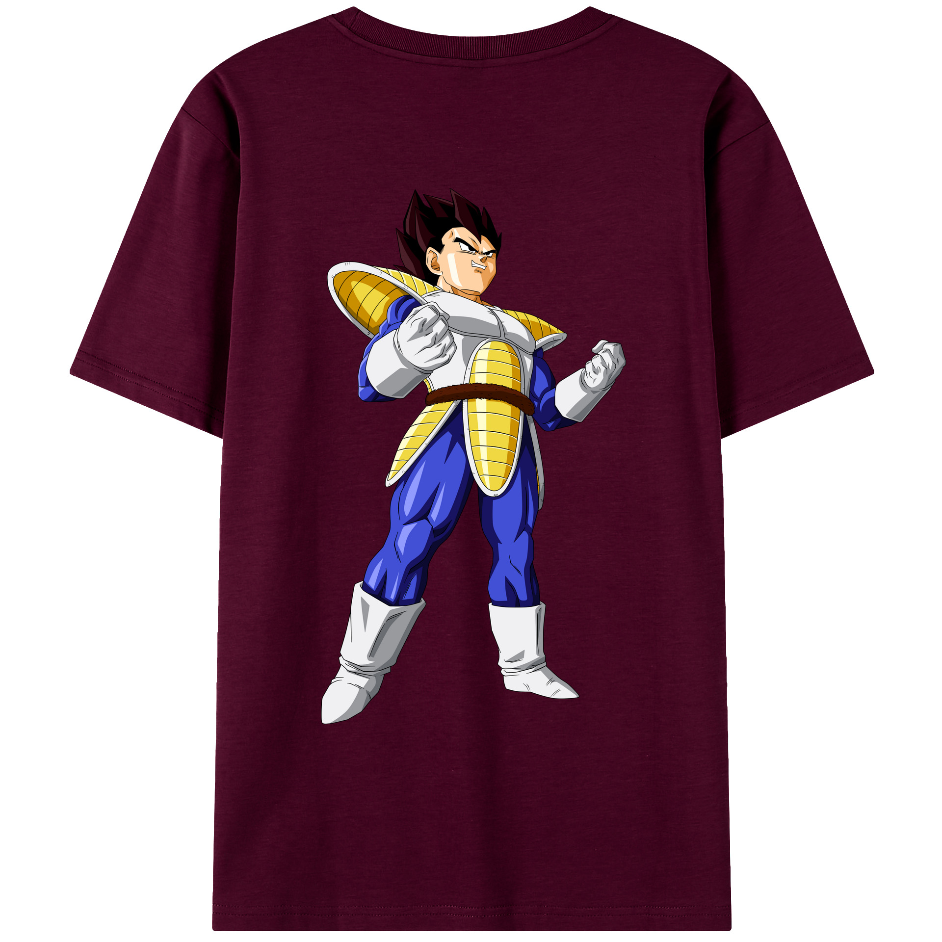 （画像用） ドラゴンボール ベジータ四世（Bejīta Yonsei）DRAGON BALL Vegeta IV レディース半袖Tシャツ(バックプリント)